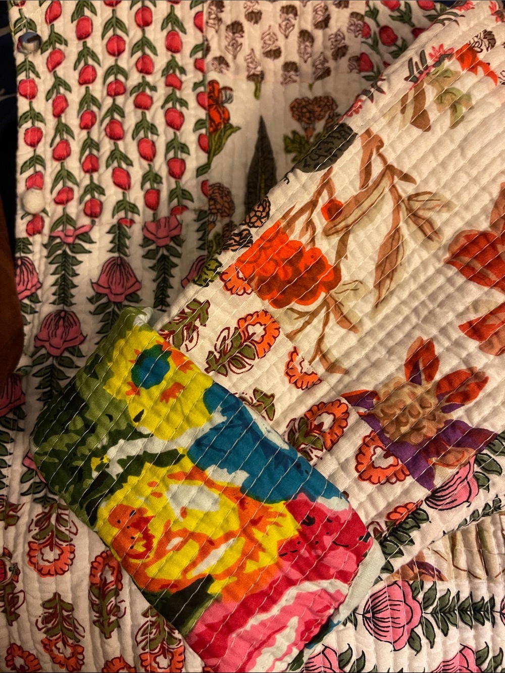 Pretty, Free People reversible cotton floral jacket. - Picture 11 of 16